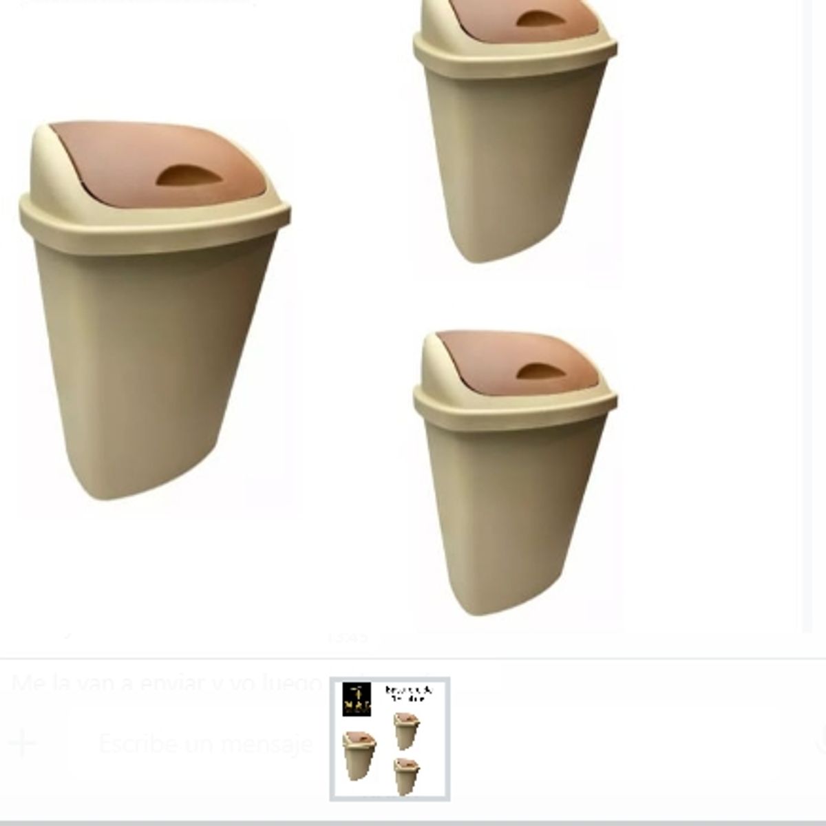 GENERICO - Basurero De 10 Litros Papelera Hogar