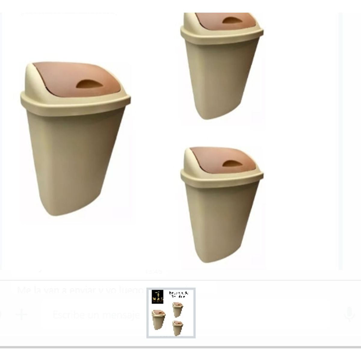 GENERICO - Basurero De 10 Litros Papelera Hogar