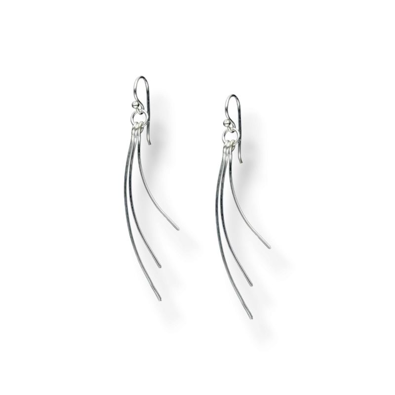 GENERICO - Aros de Plata Modelo Palitos