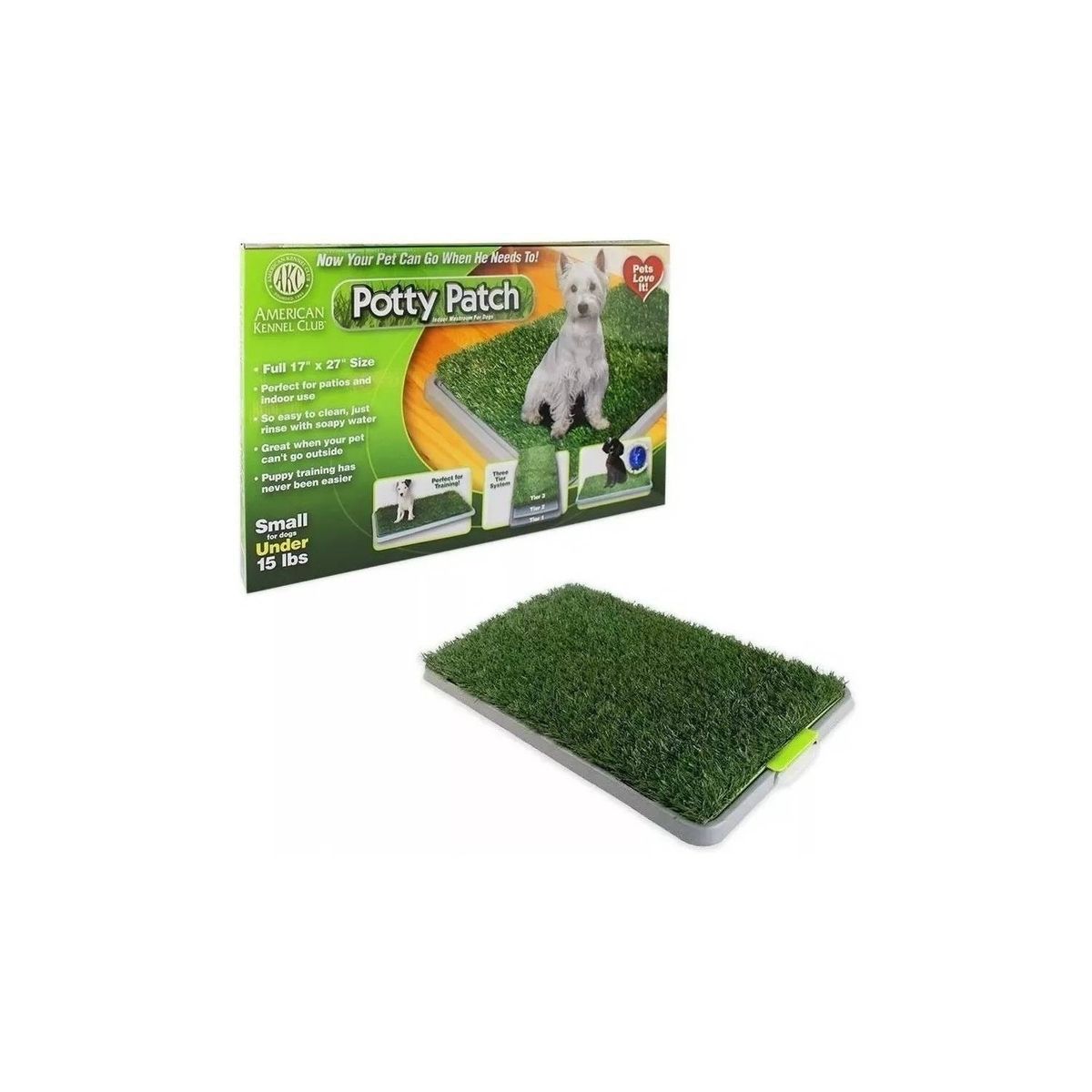 GENERICO - Baño Para Perros Gatos Ecológico Pet Potty Grande 43x685 Cm