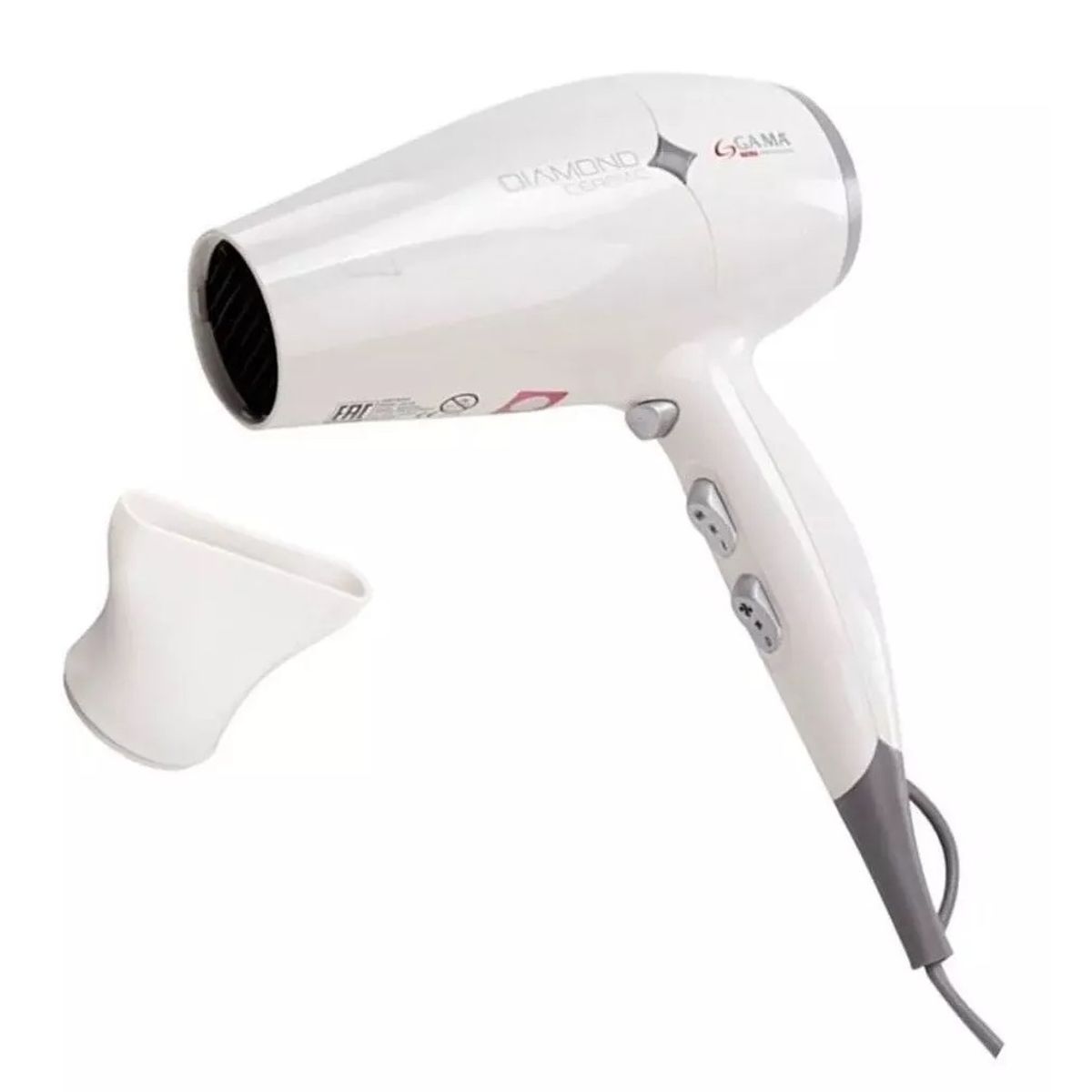 GAMA - Secador Gama Diamond Ceramic Std Blanco