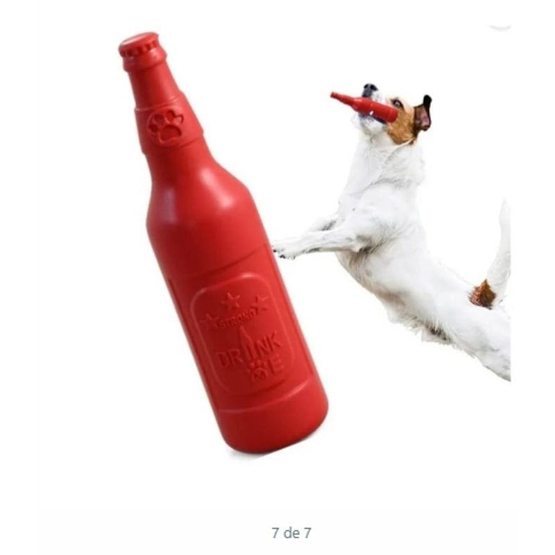 GENERICO - Juguete Mordedor Tipo Botella Para Perros