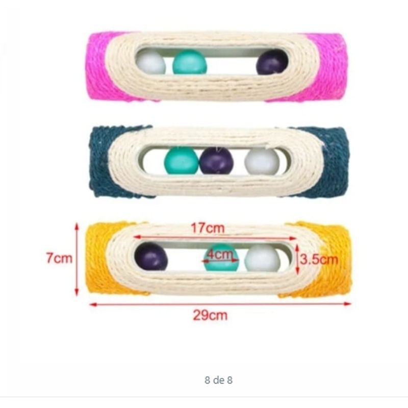 GENERICO - Juguete Interactivo Para Gatos Bola Para Rascar