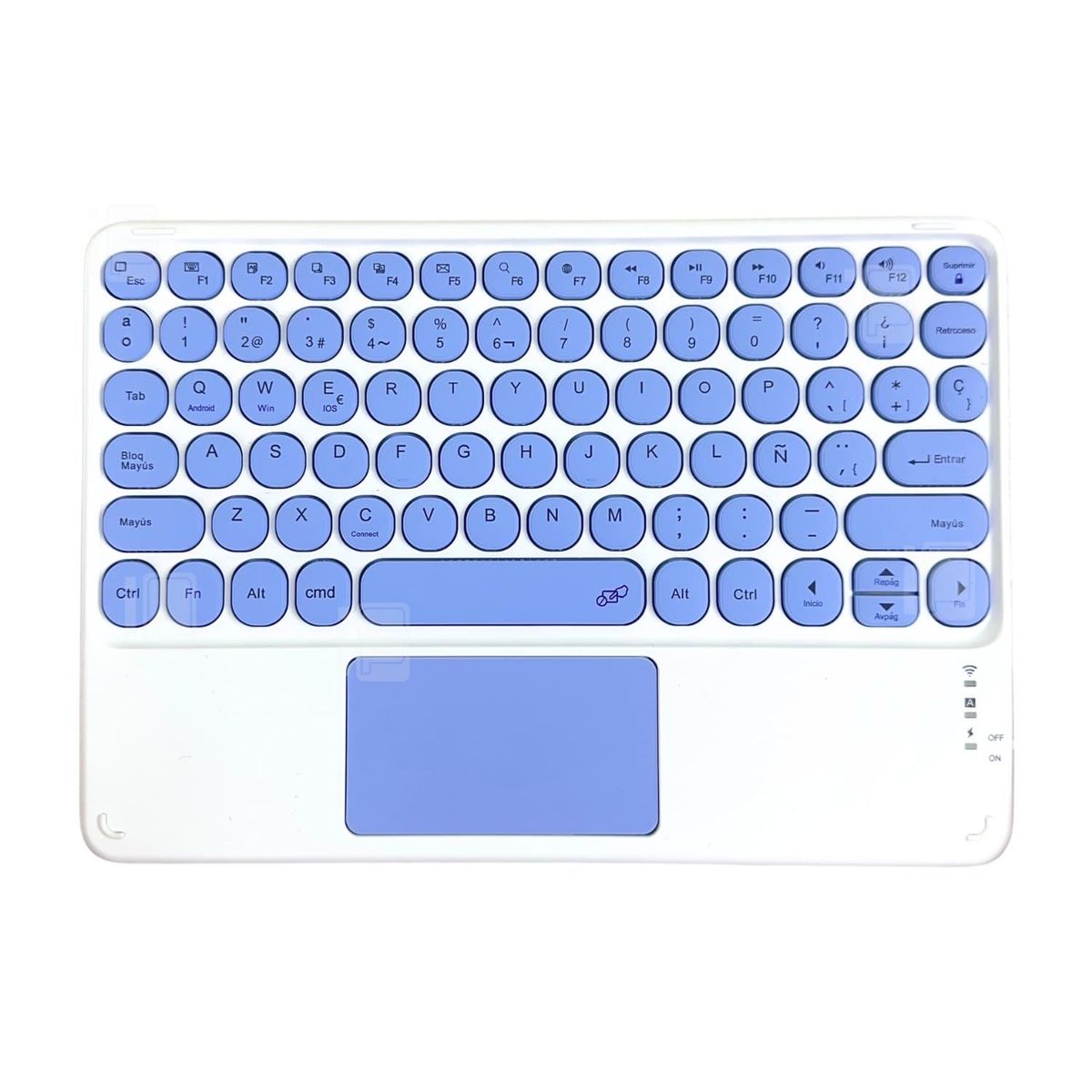 GENERICO - Funda Teclado Touchpad Para iPad 10 Gen (10.9) - Lavanda