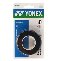 YONEX - Overgrip Super Grap Negro X3 Tenis Padel