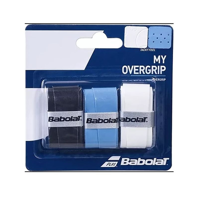 BABOLAT - Overgrip Babolat My Overgrip BlanNegcel X3 Tenis Padel