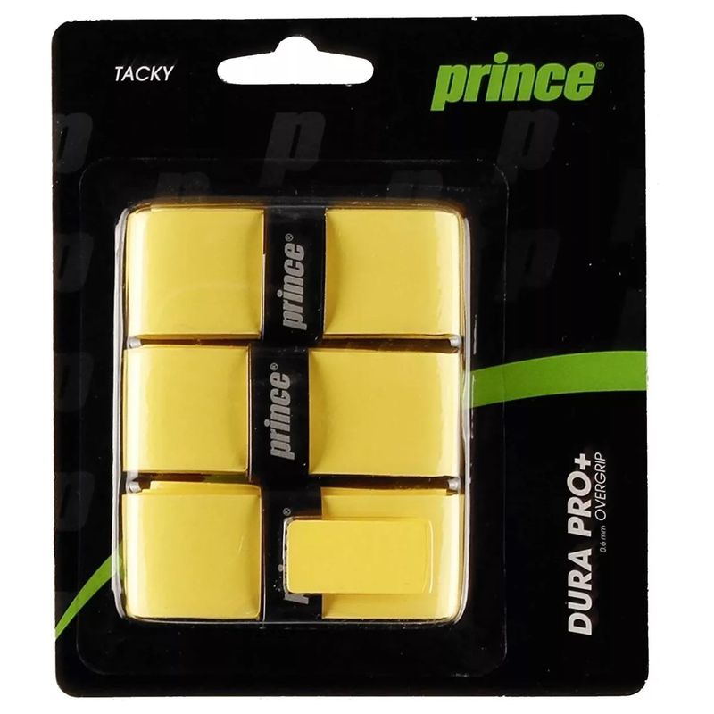 GENERICO - Overgrip Prince Durapro Amarillo X3 Tenis Padel
