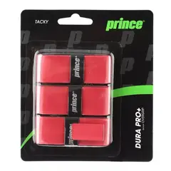 GENERICO - Overgrip Prince Durapro Rojo X3 Tenis Padel