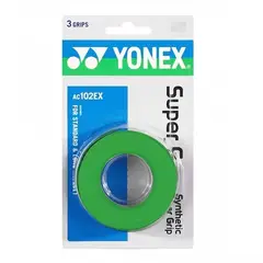 YONEX - Overgrip Super Grap Verde X3 Tenis Padel