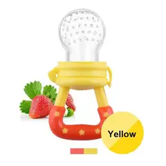 GENERICO - Chupete Mordedor Para Frutas Y Alimentos Amarillo