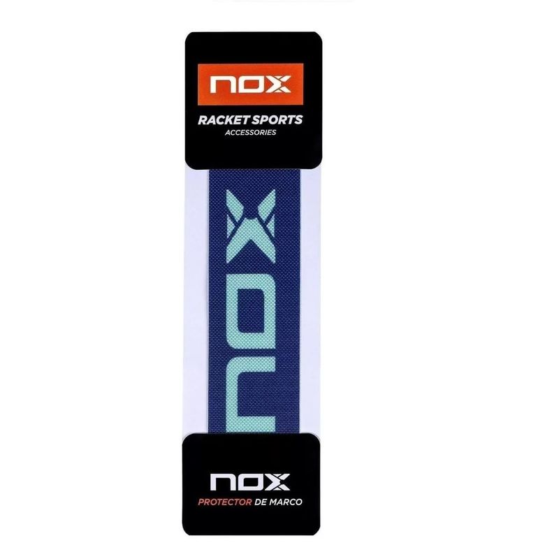 NOX - Protector Pala Nox Azul Marino Logo Celeste