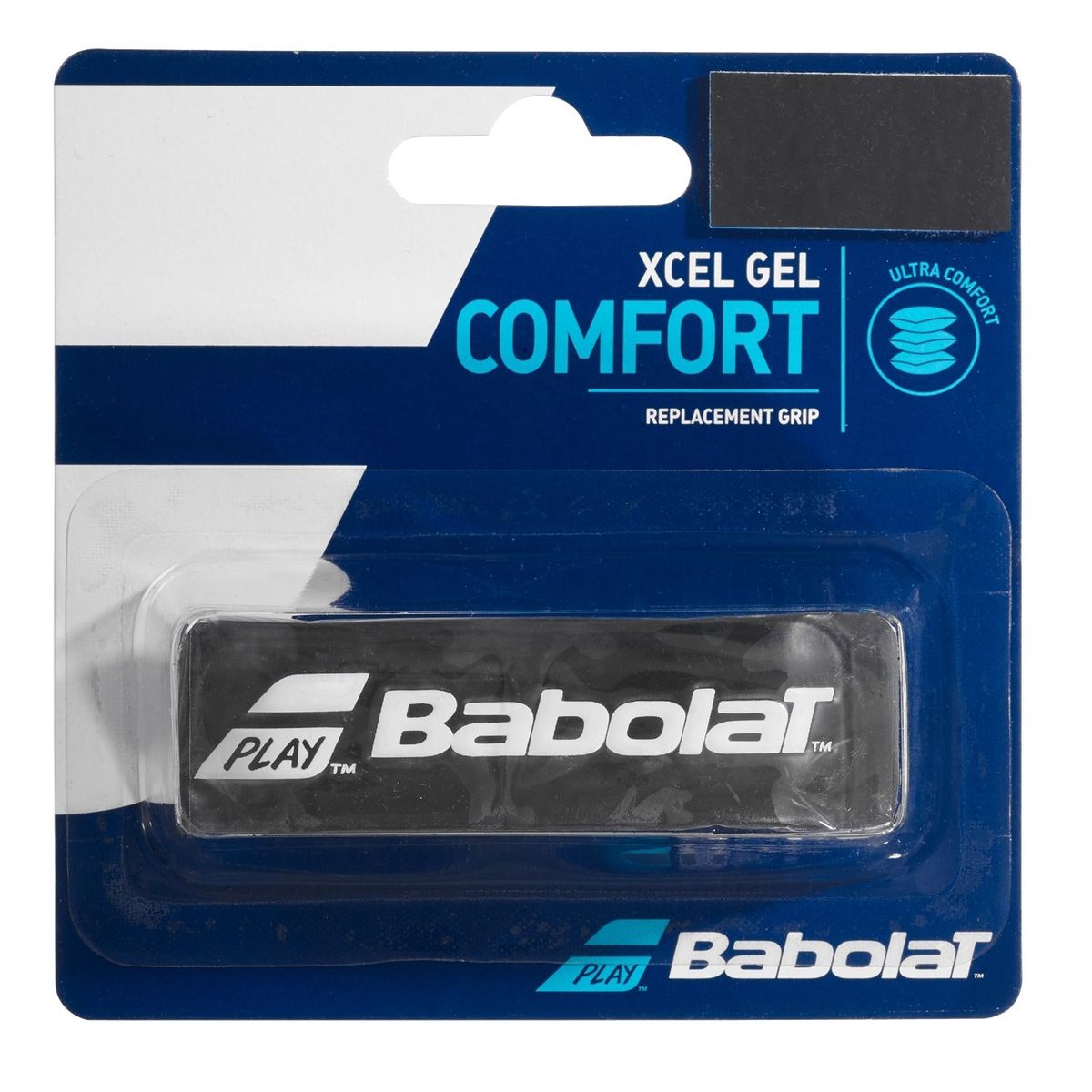 BABOLAT - Grip Babolat Xcel Gel Comfort Negro Tenis Padel