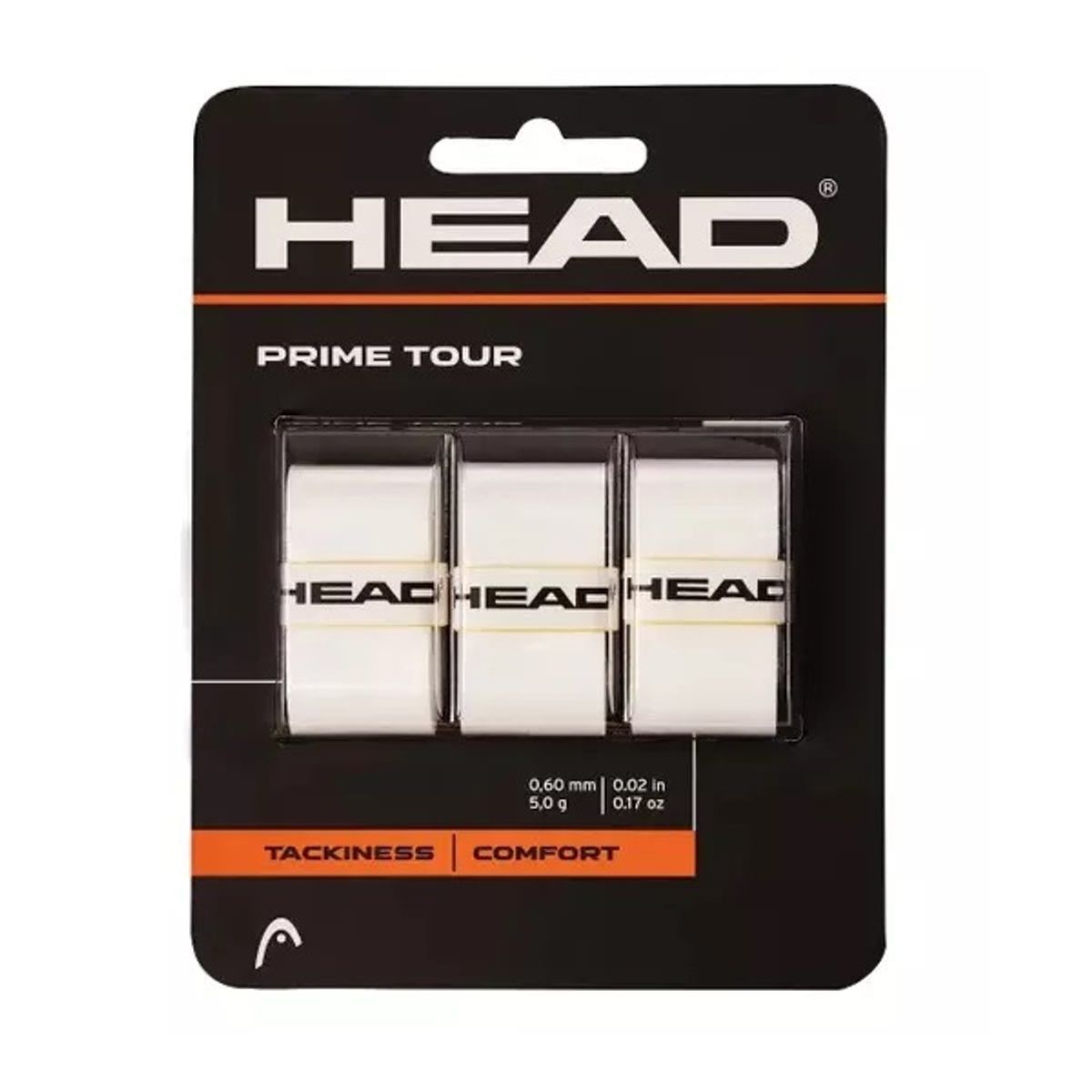 HEAD - Overgrip Head Prime Tour Blanco X3 Tenis Padel