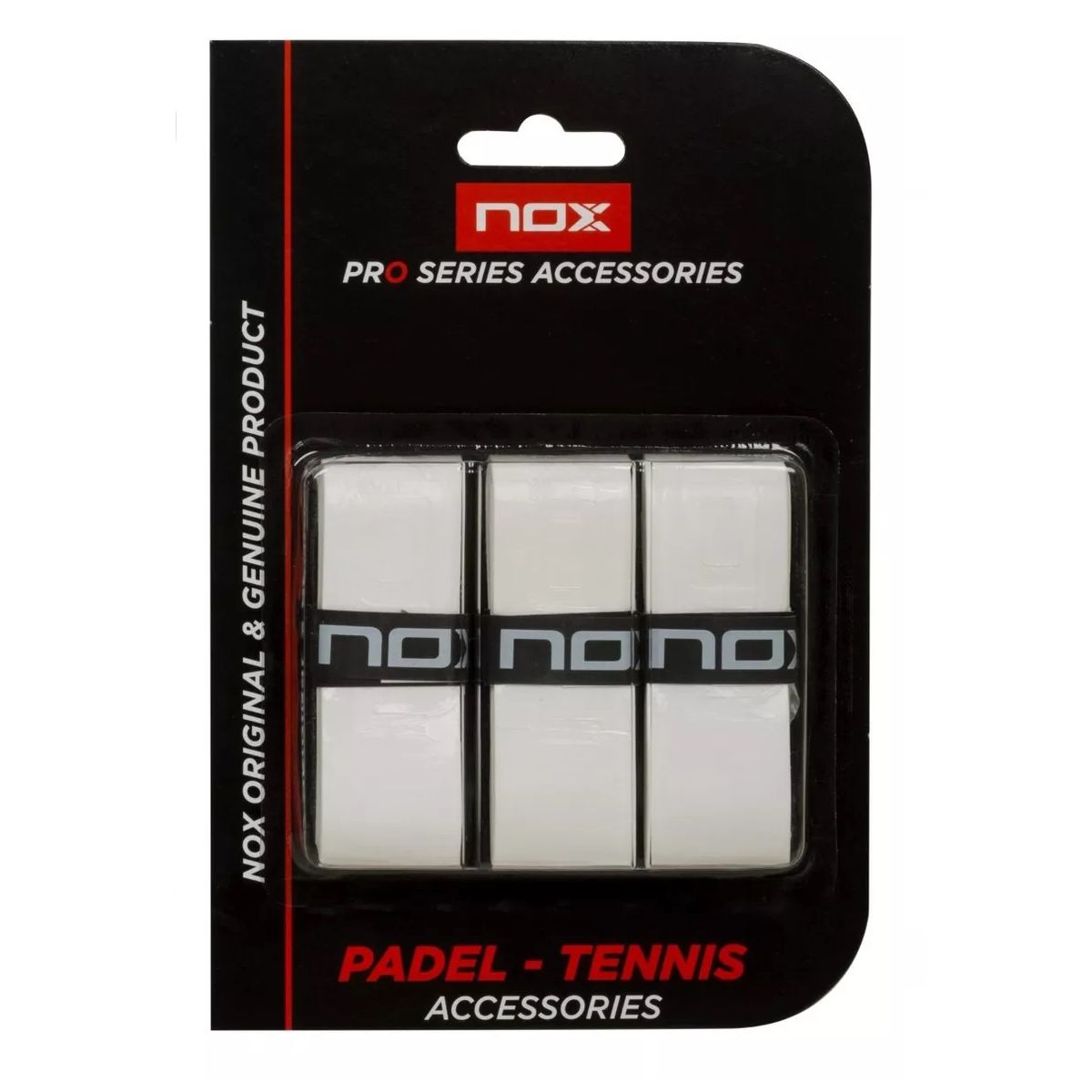 NOX - Overgrip Nox Pro Padel Blanco X3