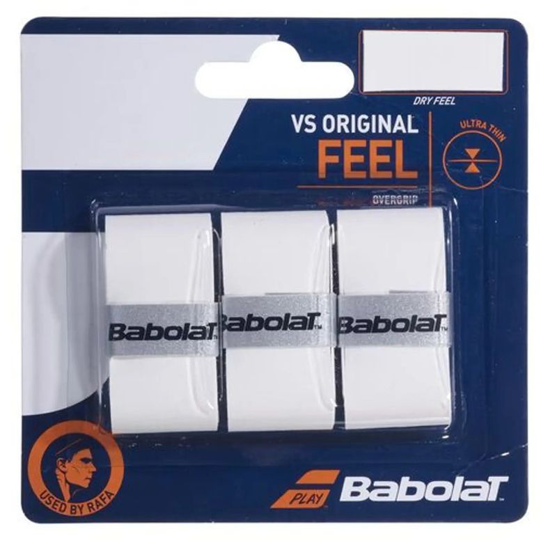 BABOLAT - Overgrip Babolat Vs Original Blanco X3 Tenis Padel