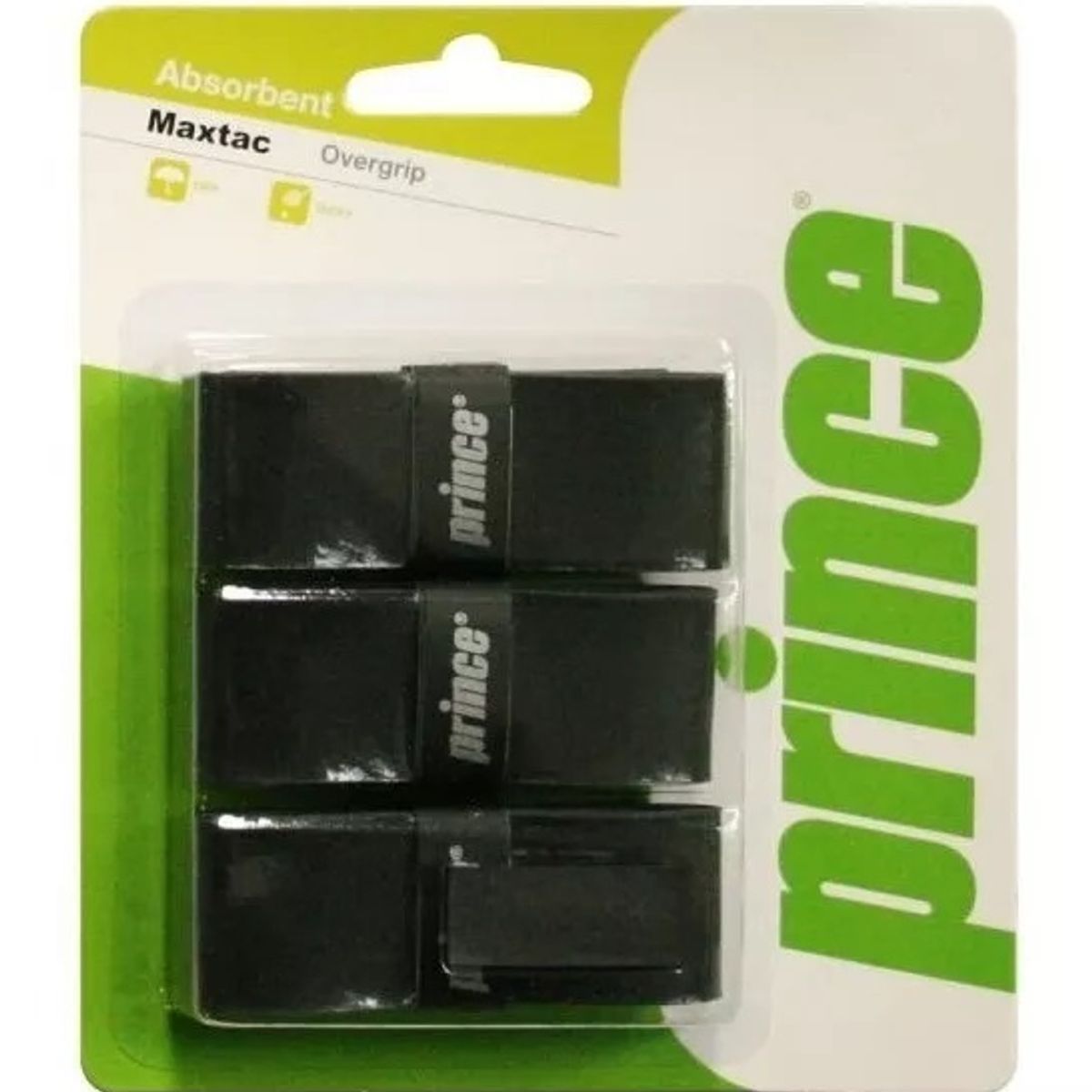 GENERICO - Overgrip Prince Maxtac Negro X3