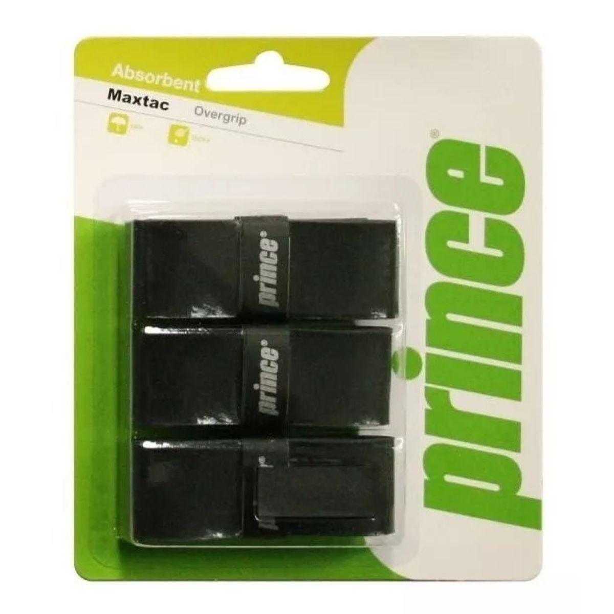 GENERICO - Overgrip Prince Maxtac Negro X3