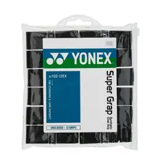 YONEX - Overgrip Super Grap Negro X12 Tenis Padel