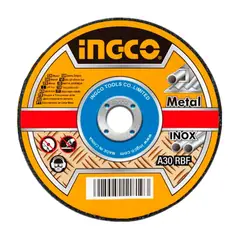 INGCO - Disco De Corte P/ Metal Acero Inoxidable 115mm 25 Und