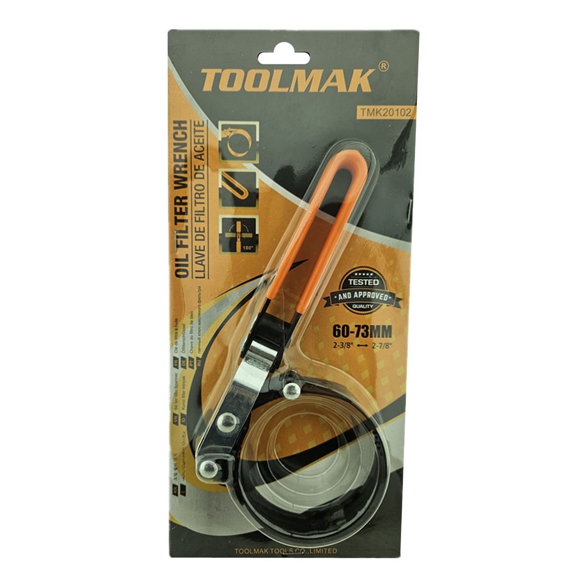 GENERICO - Llave Saca Filtro 60 - 73 Mm Toolmak