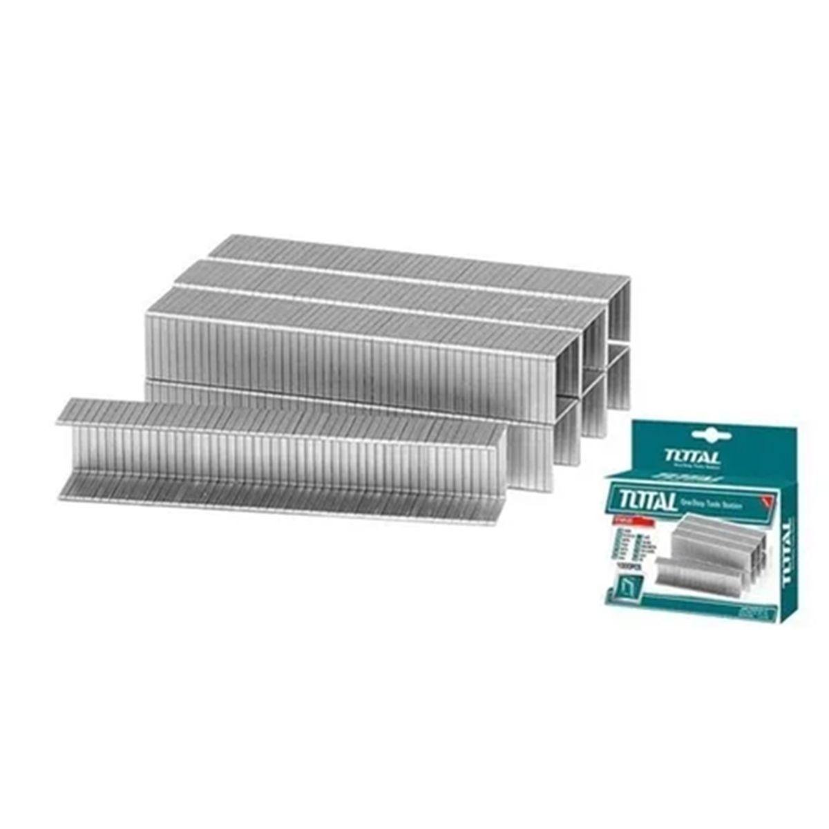 Grapas Corchetes 10x0.7mm Caja 1000 Unidades Total Tht39101, marca TOTAL TOOLS - Foto 2