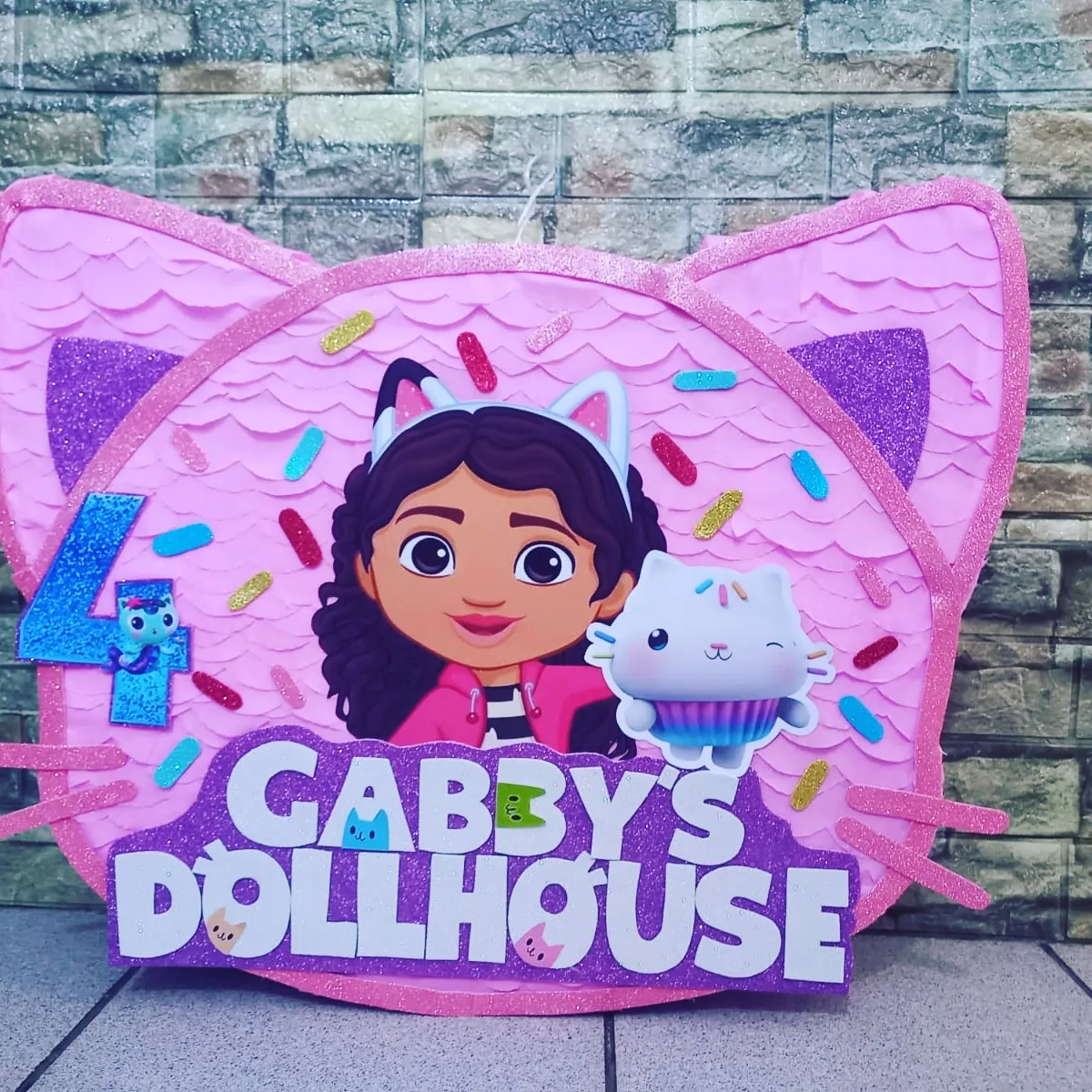 GENERICO - Piñata gabby y la casa de las muñecas 50cm