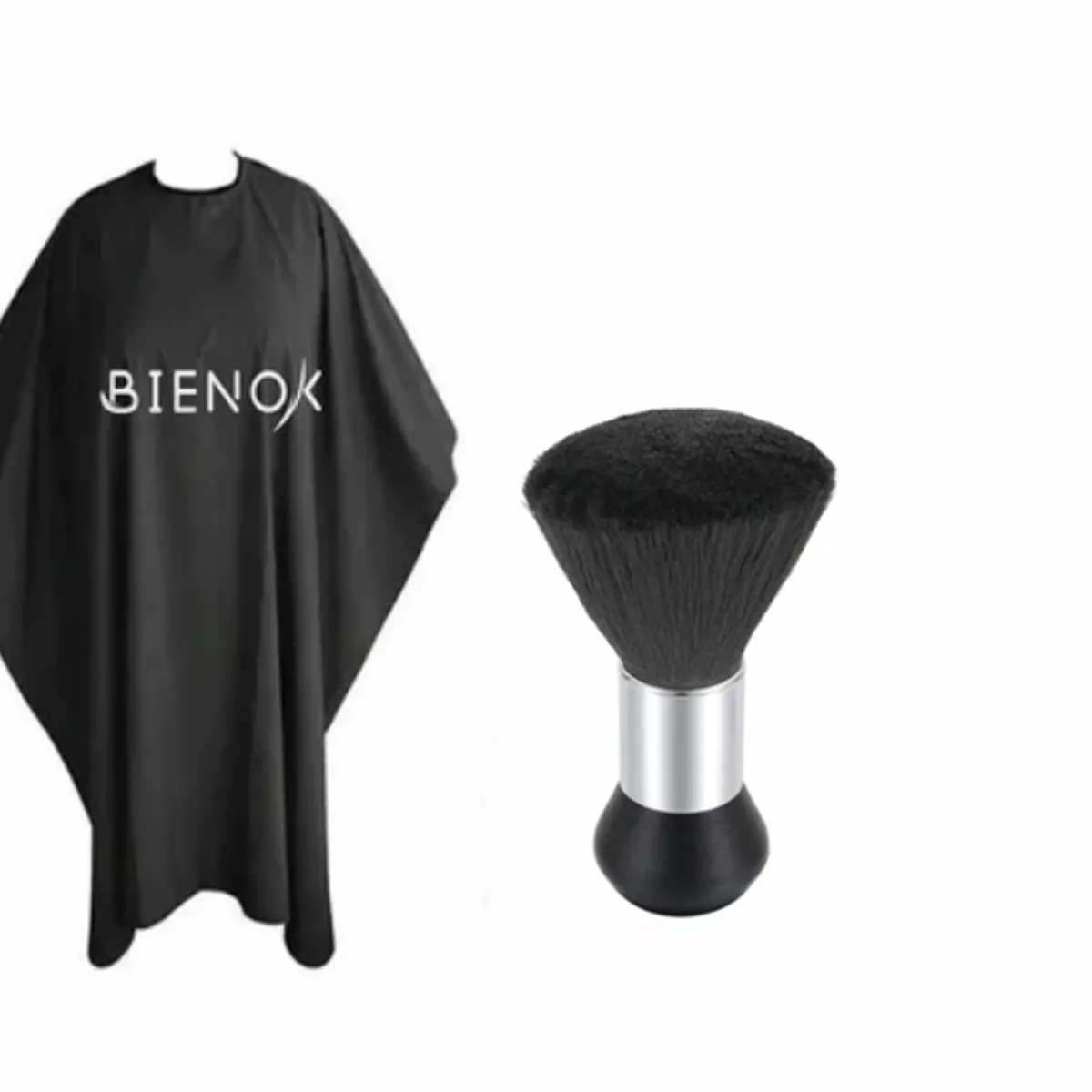GENERICO - Capa Peluquería Larga Bienok Y Bota Pelo Negro Barberia  Peluqueria.