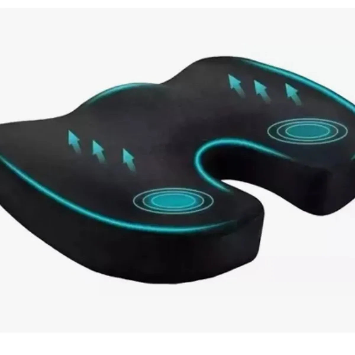 GENERICO - Cojín Asiento Gel Viscoelastico Coxis Ortopédico