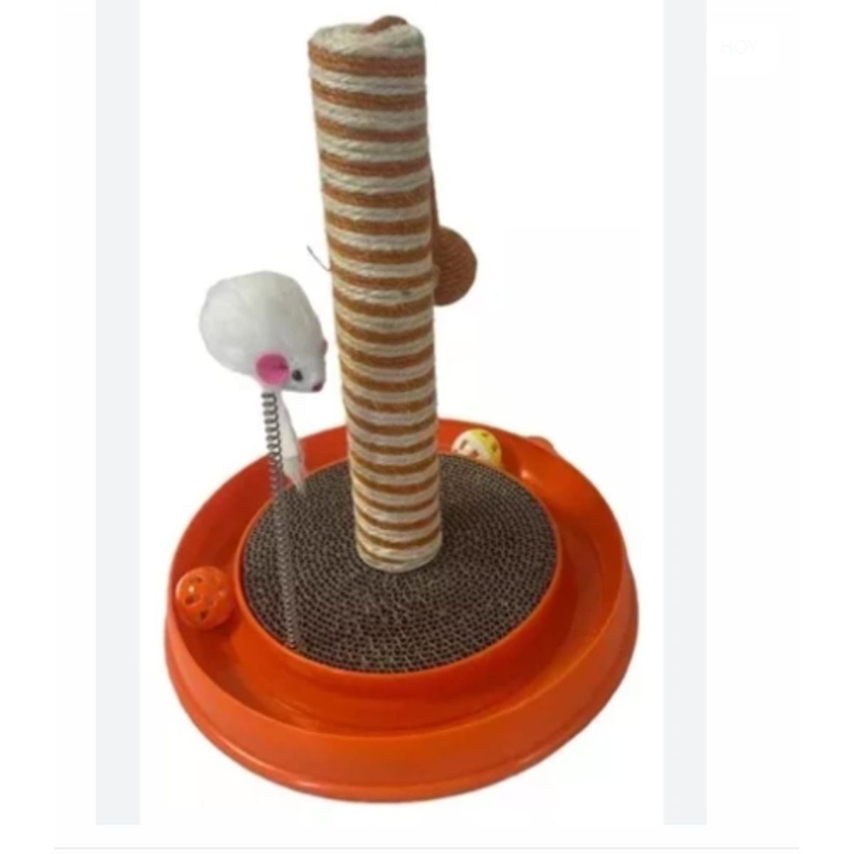 GENERICO - Rascador Para Gato Juego Raton Pelotas Interactivo