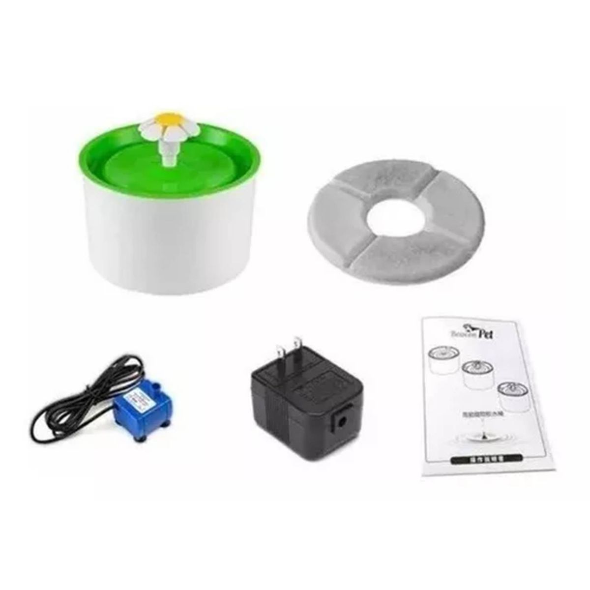 GENERICO - Bebedero Para Gatos Y Perros Fuente Agua 1.6 lts.