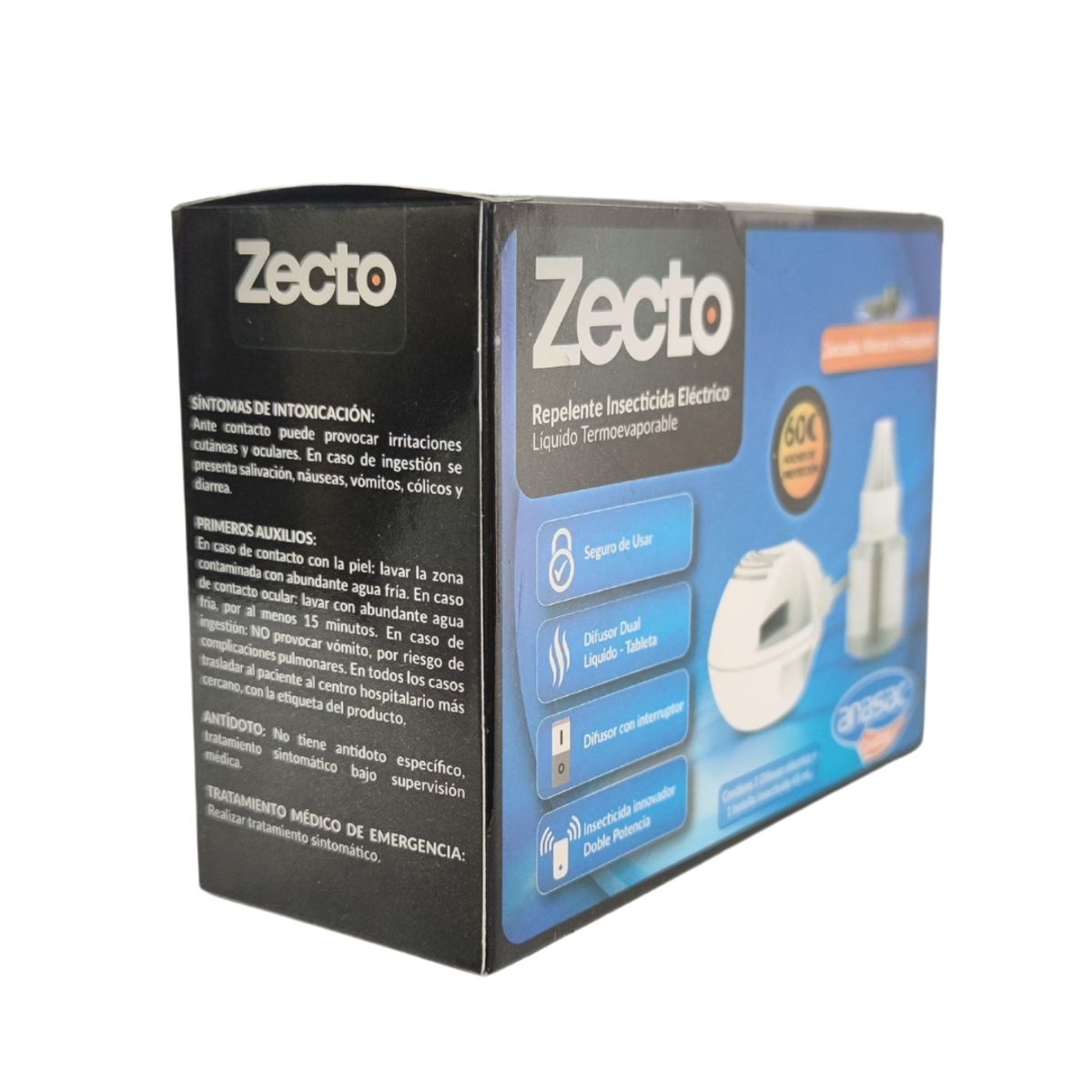 ANASAC - Zecto Insecticida Ahuyenta Mosquitos Líquido Difusor