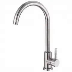 GENERICO - Llave Lavaplatos Plateado Flexible
