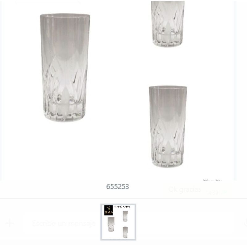 GENERICO - Vaso De 6 Piezas Para Bebidas Caseras