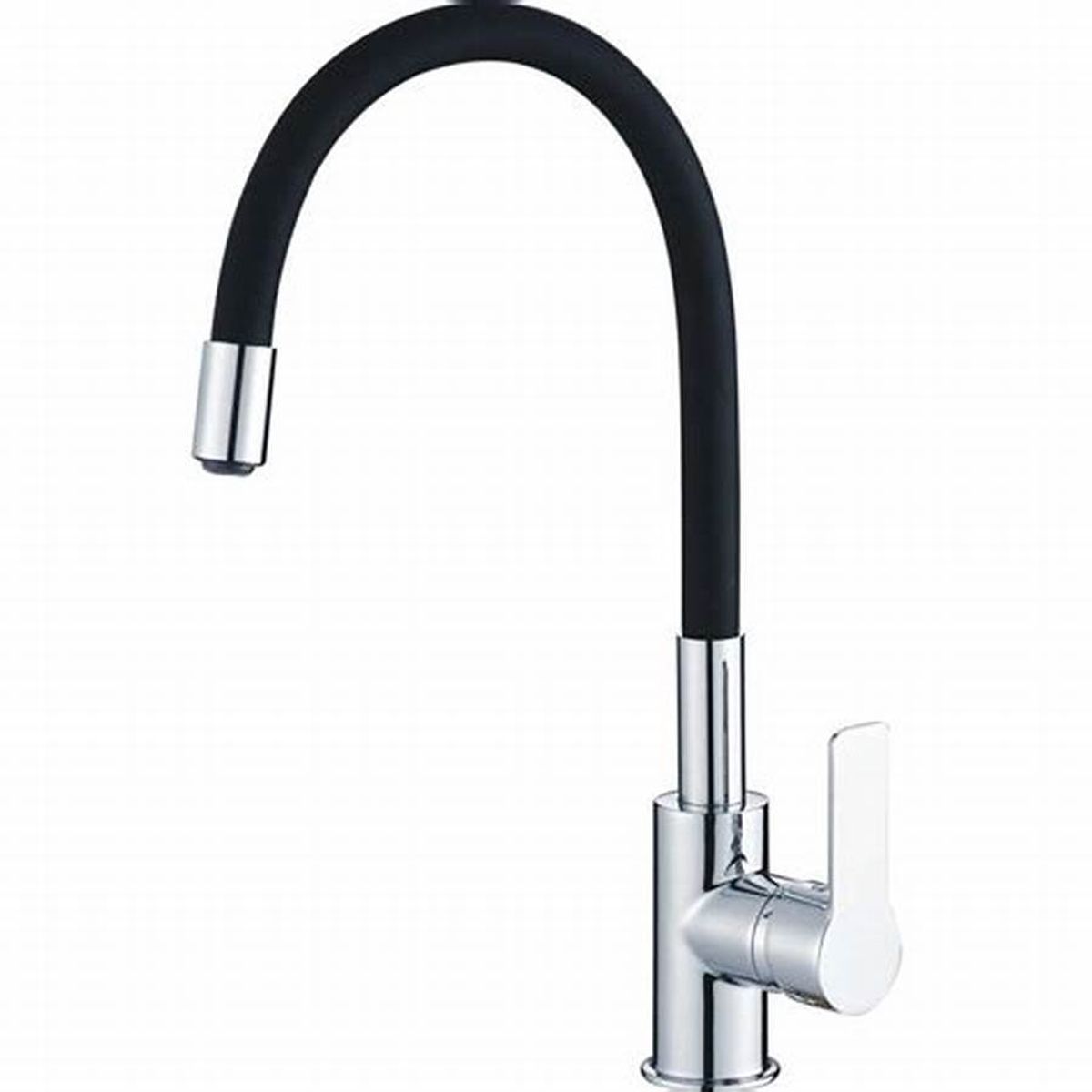 GENERICO - Llave Griferia Monomando Flexible Negro Premium Lavaplatos