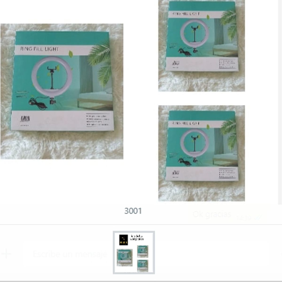 GENERICO - Aro De Luz Led Grande Soporte Celular