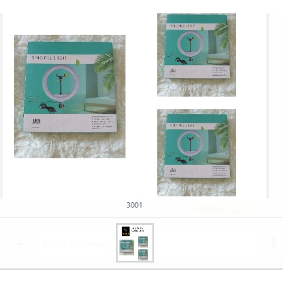 GENERICO - Aro De Luz Led Grande Soporte Celular