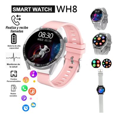 Imagen 2 del producto Reloj Wh8 Inteligente Smartwatch Rosado Recibe Llamadas
