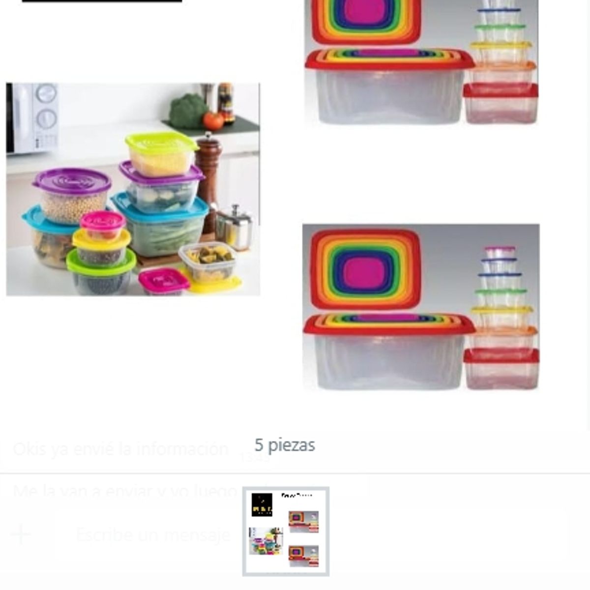 GENERICO - Set De Tapper Variedades De Colores Cocina.