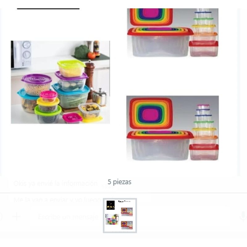 GENERICO - Set De Tapper Variedades De Colores Cocina