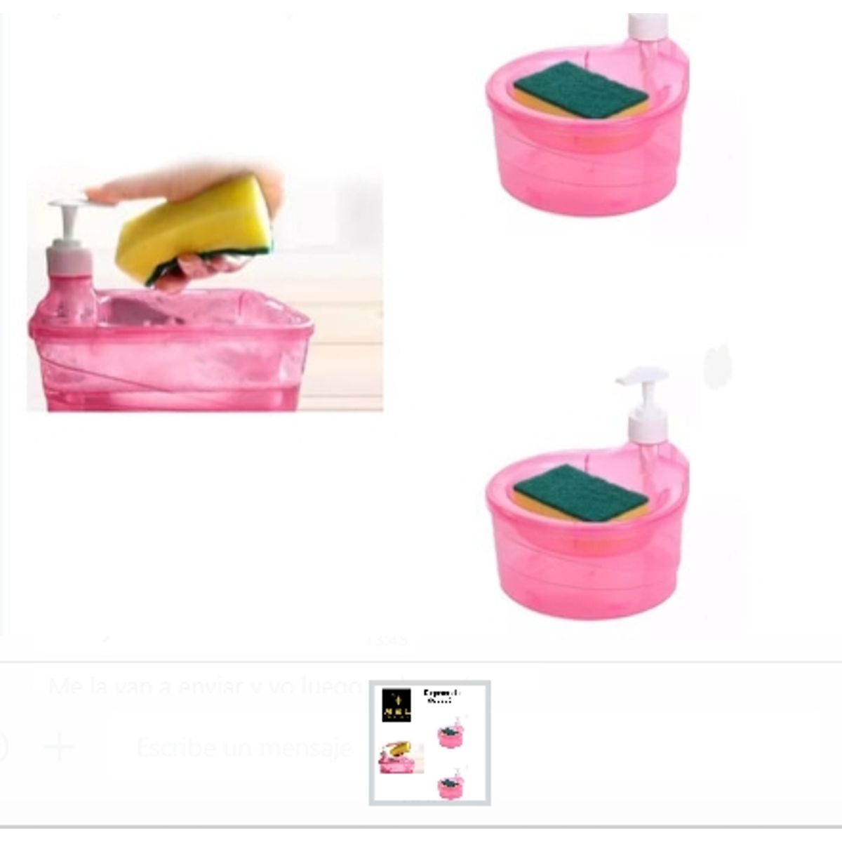 GENERICO - Dispensador De Jabón Liquido Lavaloza