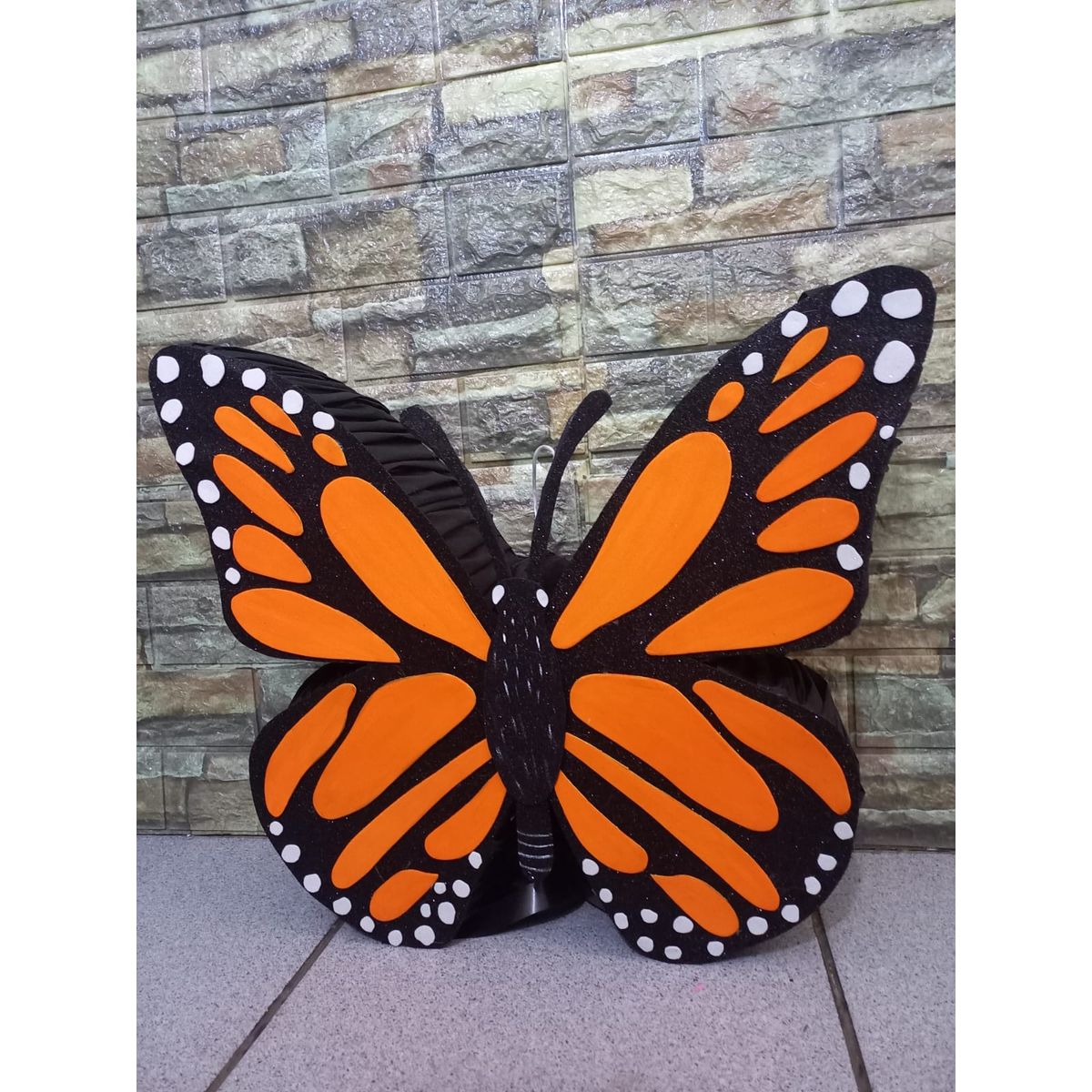 GENERICO - Mariposa Monarca de 50cm de ancho