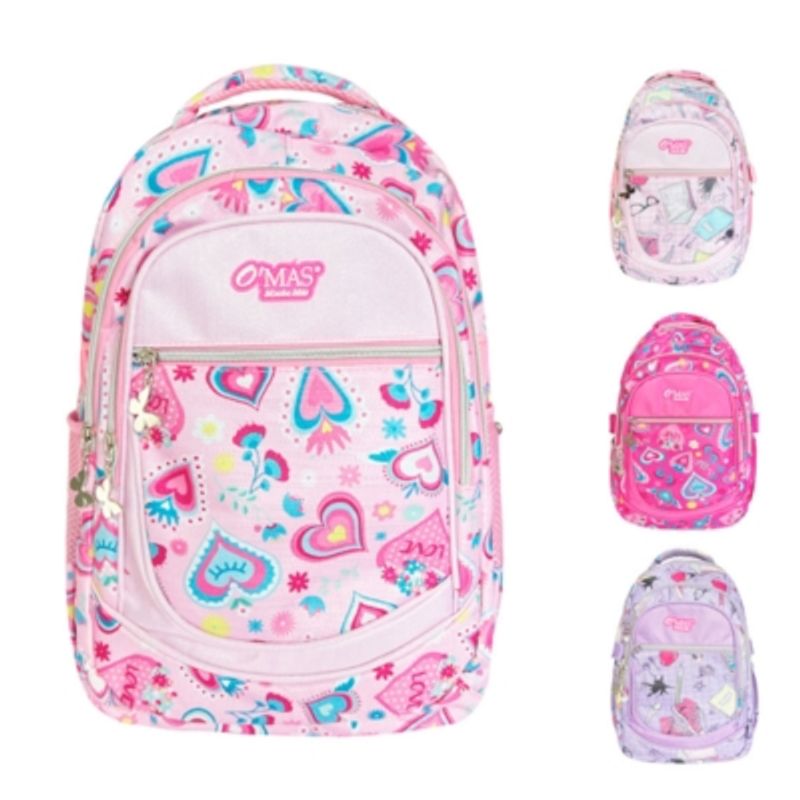 UTILISIMO - Mochila Escolar de Niña con Estuche de Lapices 38x26x125 cm Surtido