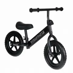 GENERICO - Bicicleta Equilibrio Sin Pedales Auto Aprendizaje NEGRO