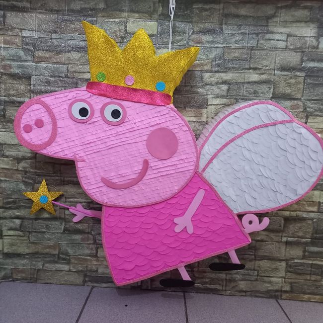 GENERICO - Piñata peppa pig de 60cm