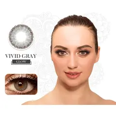 FRESHGO - Lentes de contacto Glow - Vivid gray