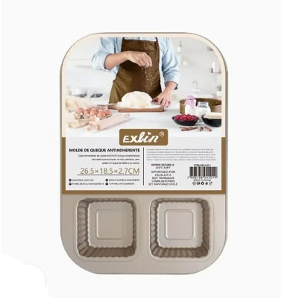 GENERICO - Molde de 6 und Cupcakes Muffin