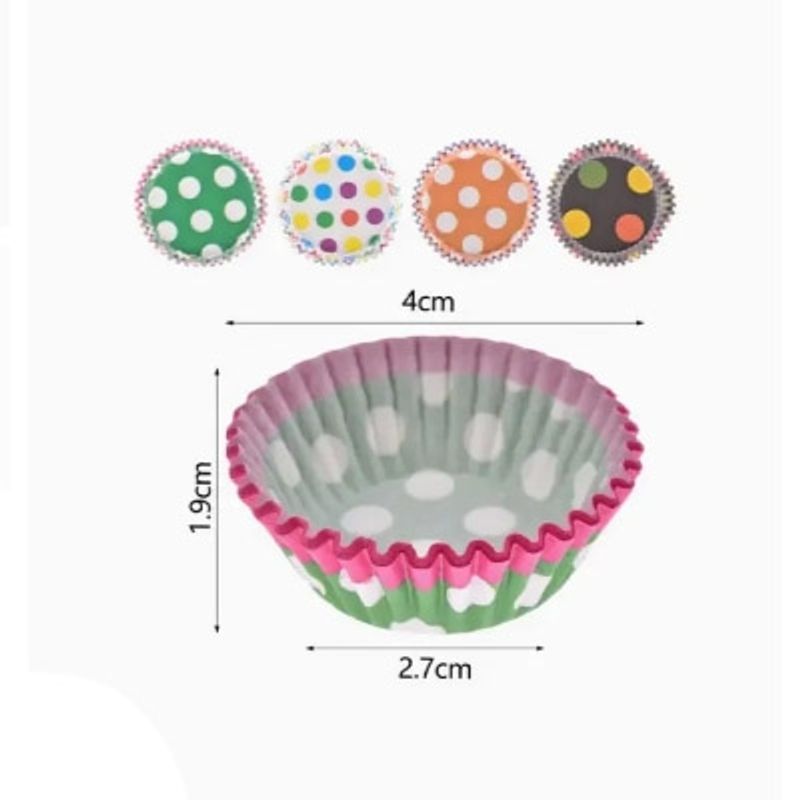 GENERICO - Mini Molde de Cupcake 144 pcs