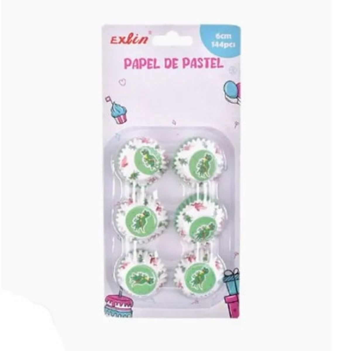 GENERICO - Mini Molde de Cupcake 144 pcs