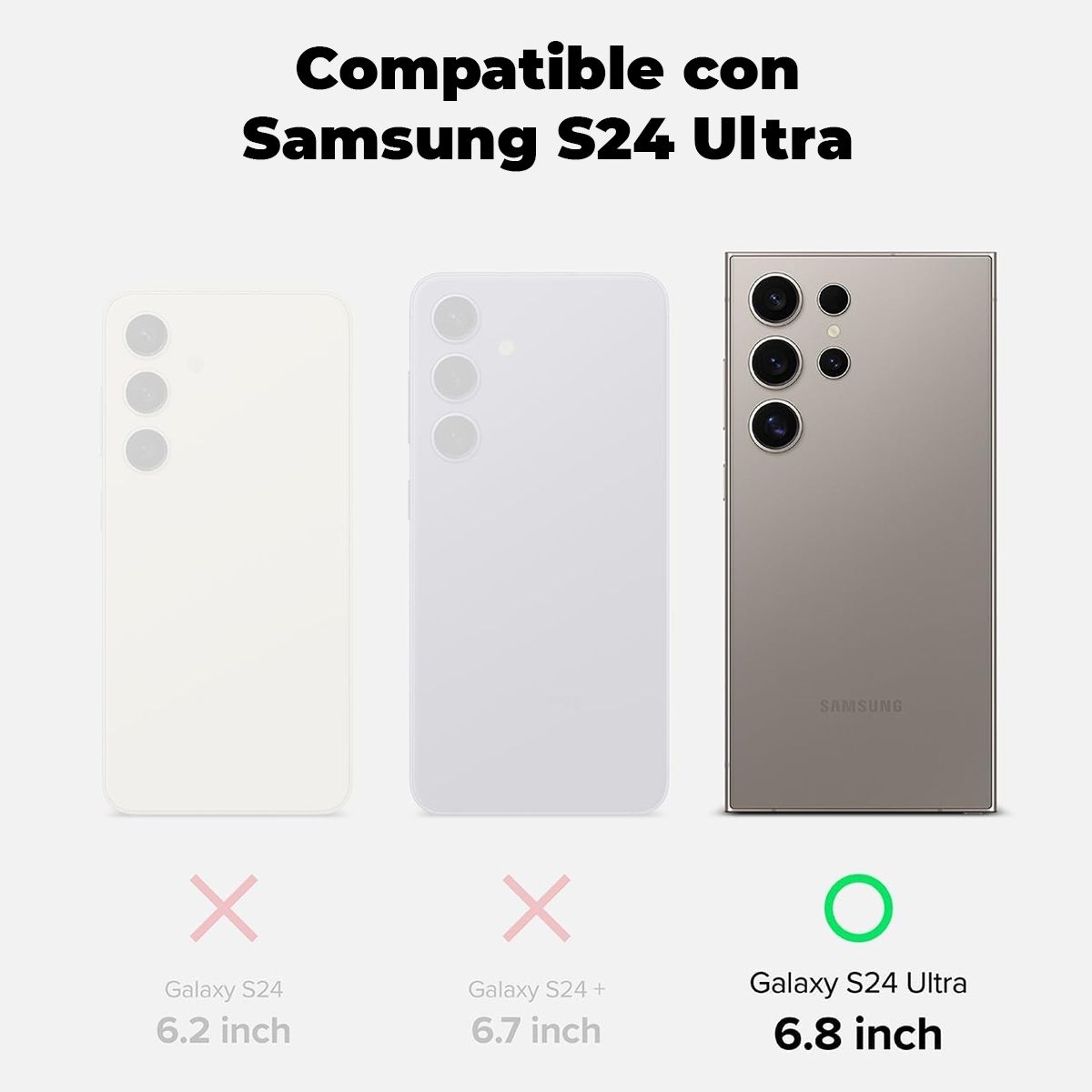 XUNDD - Carcasa para Samsung S24 Ultra Militar Grade Reforzada Antigolpes