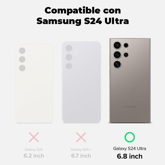 XUNDD - Carcasa para Samsung S24 Ultra Militar Grade Reforzada Antigolpes
